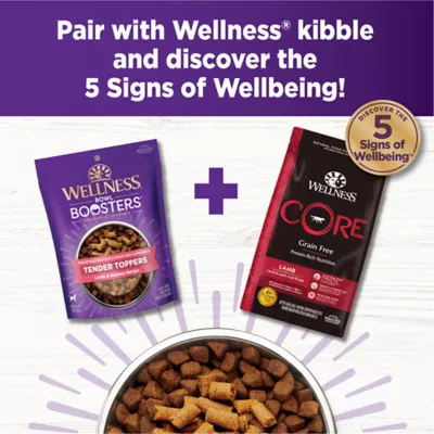 Product Wellness CORE Bowl Boosters Tender All Life Stage Dog Meal Topper - Grain Free, Lamb & Salmon