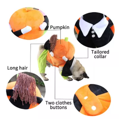 Pet Life Halloween Pumpkin Mon Dog & Cat Costume - Image 3
