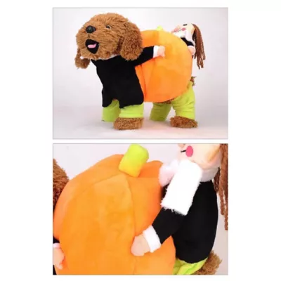Pet Life Halloween Pumpkin Mon Dog & Cat Costume - Image 6