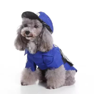 Pet Life Halloween Pawlice Pawtrol Police Dog & Cat Costume - Image 1