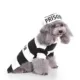 Product Pet Life Halloween Striped Retro Inmate Prisoner Uniform Dog & Cat Costume