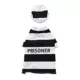 Product Pet Life Halloween Striped Retro Inmate Prisoner Uniform Dog & Cat Costume
