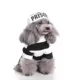 Product Pet Life Halloween Striped Retro Inmate Prisoner Uniform Dog & Cat Costume