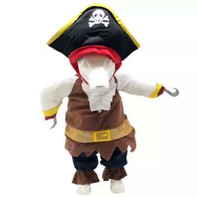 Pet Life Halloween Captain Snuggles Pirate Dog & Cat Costume - Image 1