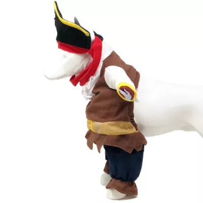 Pet Life Halloween Captain Snuggles Pirate Dog & Cat Costume - Image 2