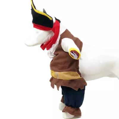 Product Pet Life Halloween Captain Snuggles Pirate Dog & Cat Costume