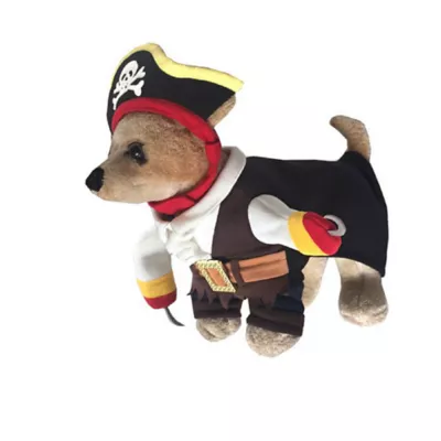 Product Pet Life Halloween Captain Snuggles Pirate Dog & Cat Costume
