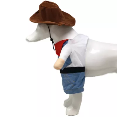 Pet Life Halloween Rodeo Bones Cowboy Dog & Cat Costume - Image 2