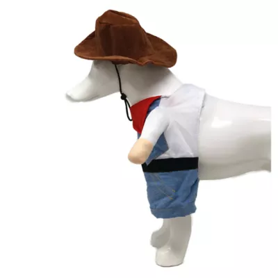 Pet Life Halloween Rodeo Bones Cowboy Dog & Cat Costume - Image 2