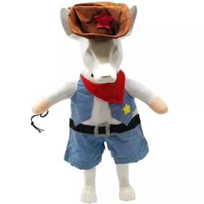 Product Pet Life Halloween Rodeo Bones Cowboy Dog & Cat Costume