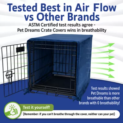 Pet Dreams Dog Crate Cover - Kennel Cover - Image 2