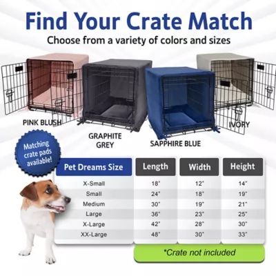 Pet Dreams Dog Crate Cover - Kennel Cover - Image 6