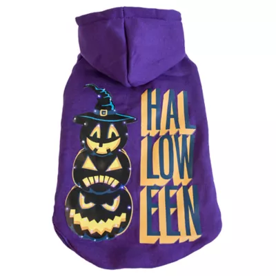 Product Pet Life Halloween LED Lighting Hooded Dog & Cat Sweatshirt