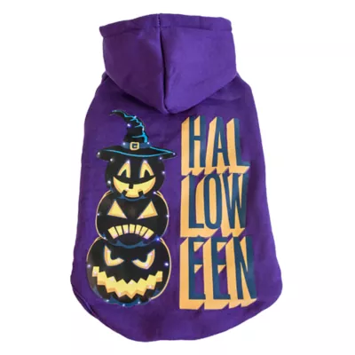 Product Pet Life Halloween LED Lighting Hooded Dog & Cat Sweatshirt