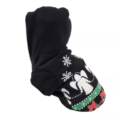 Product Pet Life LED Lighting Patterned Holiday Hooded Dog Sweatshirt