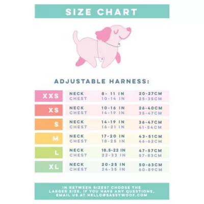 Sassy Woof Neon Dog Harness - Image 3