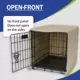 Product Pet Dreams Open Front Dog Crate Cover