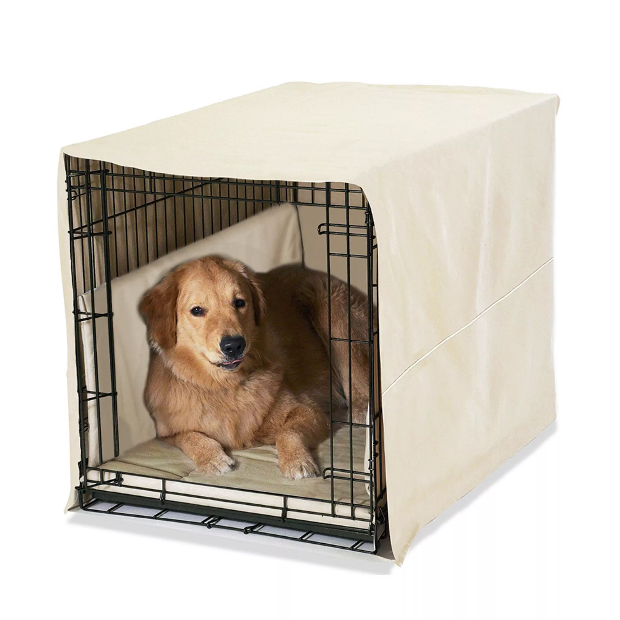 Pet Dreams Cratewear Set - Includes Crate Cover, Reversible Crate Pad and Safety Bumper