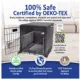 Product Pet Dreams Cratewear Set - Includes Crate Cover, Reversible Crate Pad and Safety Bumper