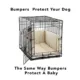 Product Pet Dreams Cratewear Set - Includes Crate Cover, Reversible Crate Pad and Safety Bumper