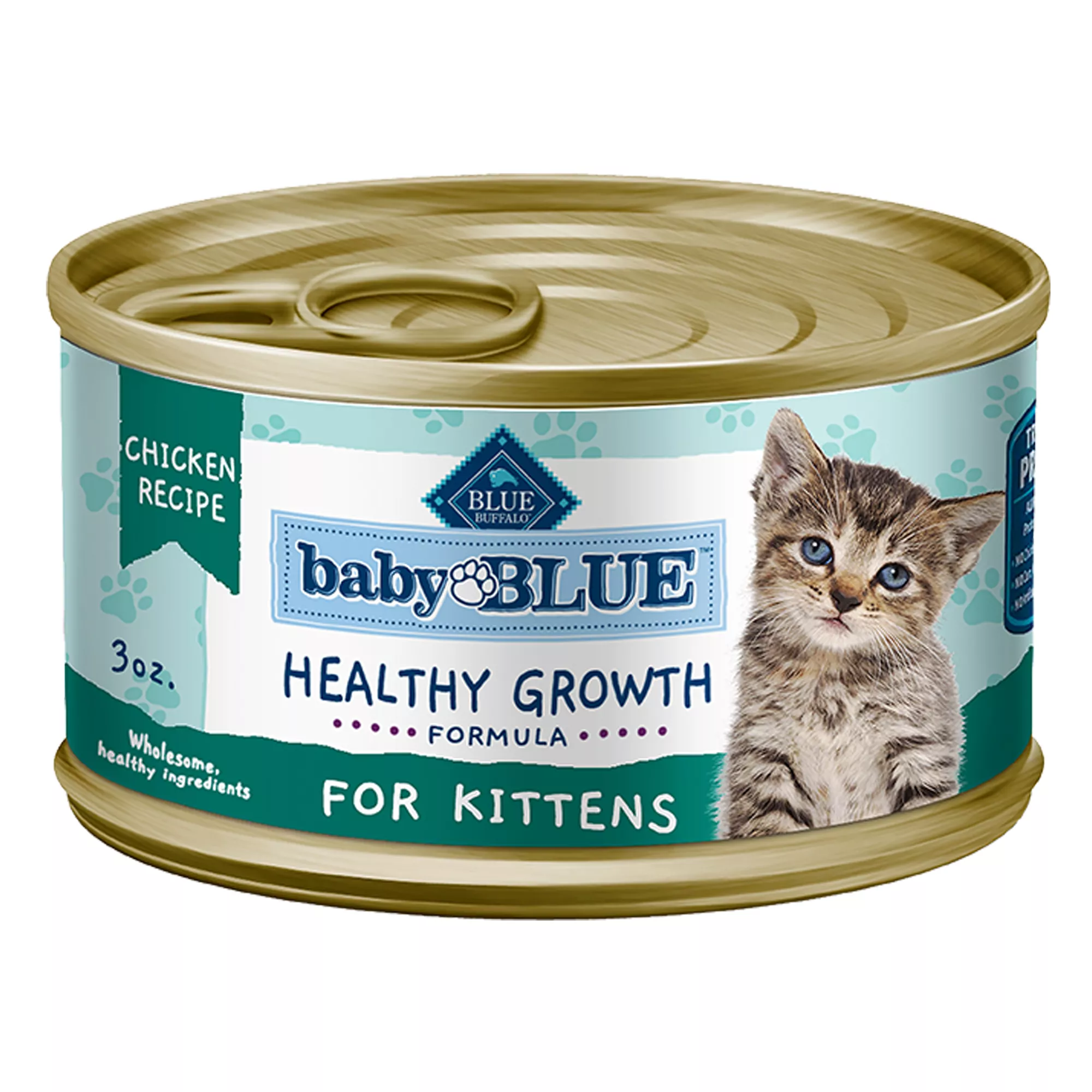 Blue Buffalo® Baby BLUE&trade; Kitten Grain-Free High Protein Wet Cat Food - Chicken, 3oz