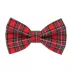 Made By Cleo® Hearthside Plaid Cat Bow Tie image thumbnail 1