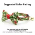 Made By Cleo® Holiday Holly Christmas Botanical Cat Bow Tie image thumbnail 2