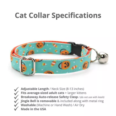 Product Made By Cleo® Party Pumpkins Halloween Breakaway Cat Collar