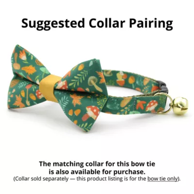Product Made By Cleo® Forest Fantasy Woodland Botanical Cat Bow Tie
