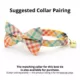 Product Made By Cleo® Golden Hour Rainbow Plaid Cat Bow Tie