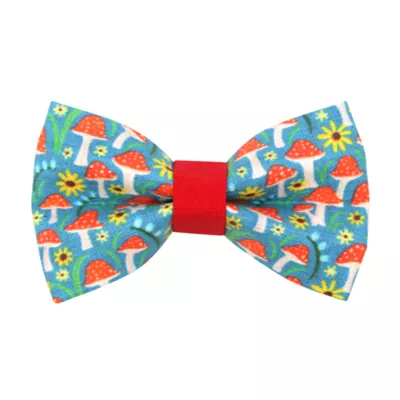 Product Made By Cleo® Magic Mushrooms Toadstool Cat Bow Tie