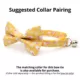 Product Made By Cleo® Mouse Mayhem  Goldenrod Cat Bow Tie