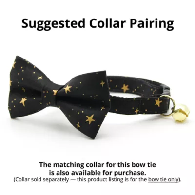 Product Made By Cleo® Noir Star Cat Bow Tie