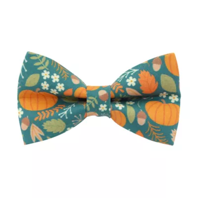 Product Made By Cleo® Pumpkin Patch Fall Cat Bow Tie