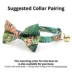 Made By Cleo® Tropicalia Palm Leaves Cat Bow Tie image thumbnail 2