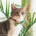 Made By Cleo® Tropicalia Palm Leaves Cat Bow Tie image thumbnail 3