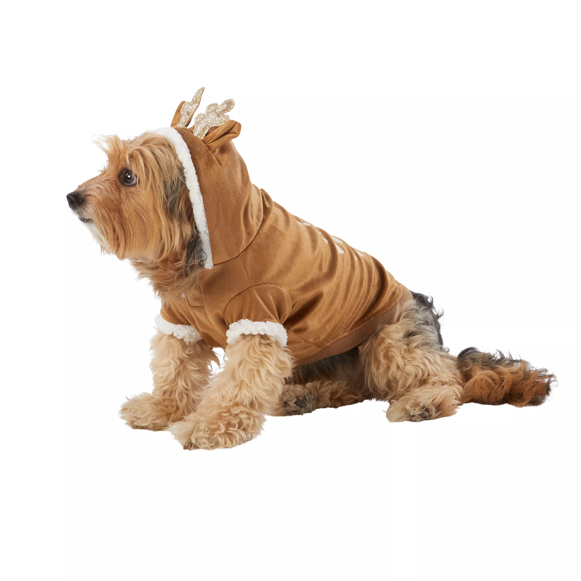 Merry & Bright&trade; Holiday Deer Dog Hoodie Costume