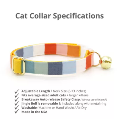 Product Made By Cleo® Carousel Rainbow Breakaway Cat Collar