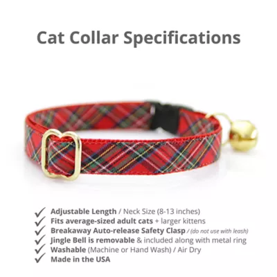 Product Made By Cleo® Hearthside Plaid Breakaway Cat Collar