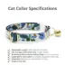 Made By Cleo® Indigo Garden Floral Breakaway Cat Collar image thumbnail 2