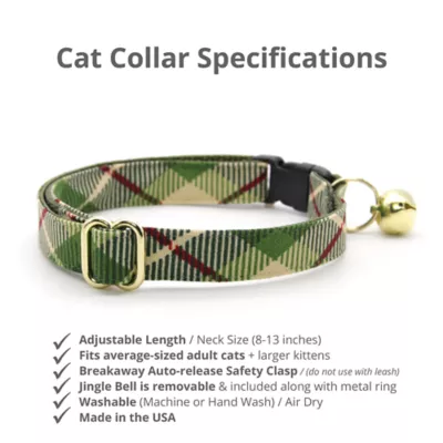 Product Made By Cleo® Linden Plaid Breakaway Cat Collar