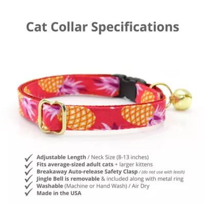 Product Made By Cleo® Pineapple Tropical Beakaway Cat Collar