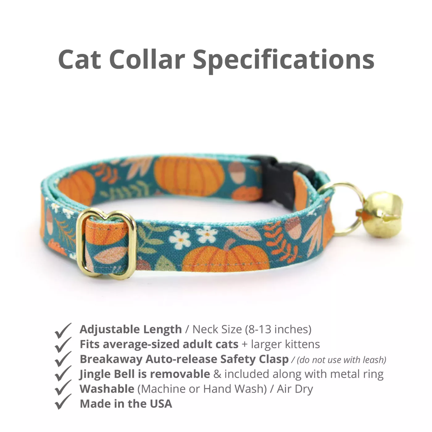 Fall cat collars best sale