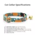 Made By Cleo® Pumpkin Patch Fall Breakaway Cat Collar image thumbnail 2