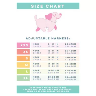 Sassy Woof Neon Dog Harness - Image 3