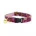 Made By Cleo® Spiced Plum Floral Breakaway Cat Collar image thumbnail 1