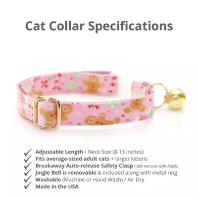 Product Made By Cleo® Sugar & Spice Gingerbread Breakaway Cat Collar