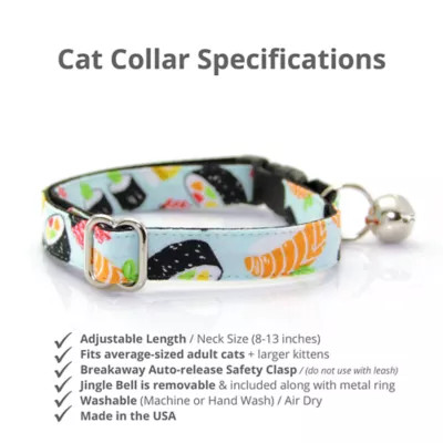 Product Made By Cleo® Sushi Date Breakaway Cat Collar