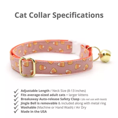 Product Made By Cleo® Sweet Tooth Candy Corn Breakaway Cat Collar