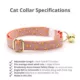 Product Made By Cleo® Sweet Tooth Candy Corn Breakaway Cat Collar